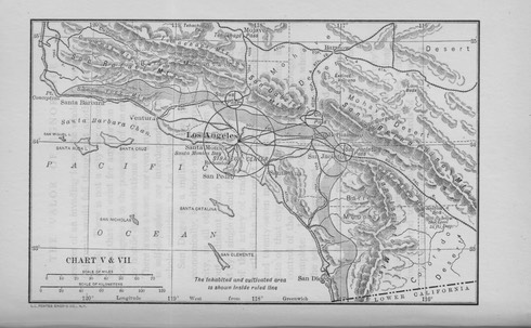 Santa Monica Bay Map 1909